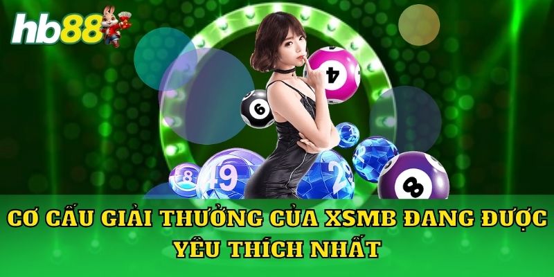 Cơ cấu giải thưởng của XSMB đang được yêu thích nhất